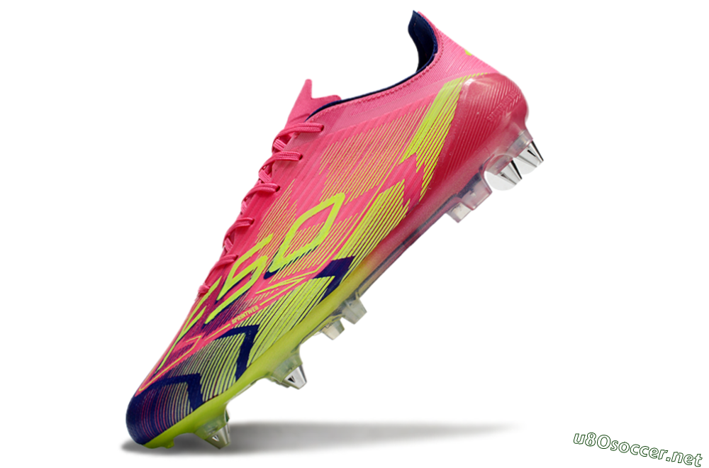 Men's Adidas F50 Elite SG Football Boots - Pink/Blue/Yellow 5