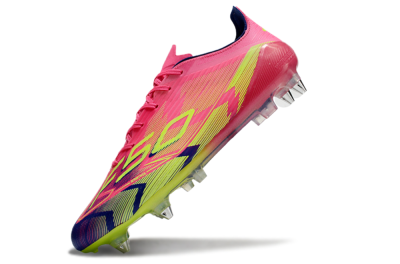 Men's Adidas F50 Elite SG Football Boots - Pink/Blue/Yellow