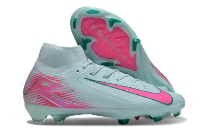 Men's Nike Air Zoom Mercurial Superfly 10 Elite FG Football Boots - Jade/Pink/Silver