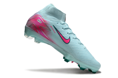 Men's Nike Air Zoom Mercurial Superfly 10 Elite FG Football Boots - Jade/Pink/Silver