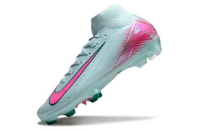 Men's Nike Air Zoom Mercurial Superfly 10 Elite FG Football Boots - Jade/Pink/Silver