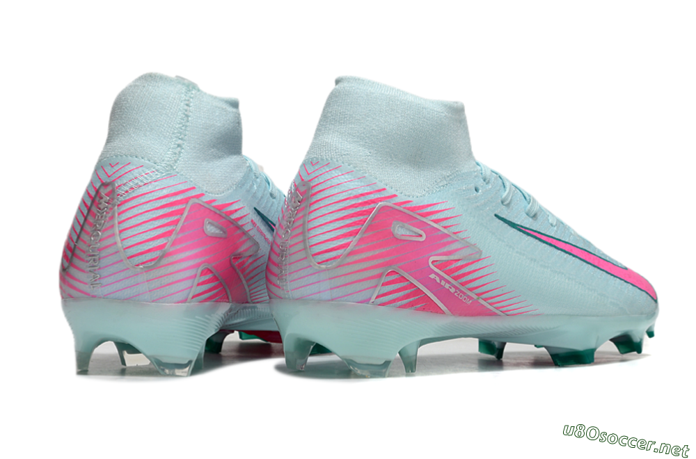 Men's Nike Air Zoom Mercurial Superfly 10 Elite FG Football Boots - Jade/Pink/Silver 6