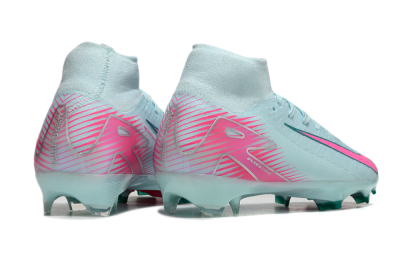 Men's Nike Air Zoom Mercurial Superfly 10 Elite FG Football Boots - Jade/Pink/Silver