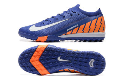 Men's Nike Air Zoom Mercurial Vapor 16 Elite TF Football Shoes - Blue/White/Orange