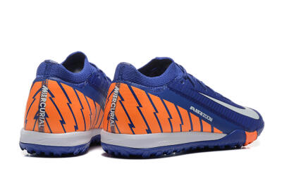 Men's Nike Air Zoom Mercurial Vapor 16 Elite TF Football Shoes - Blue/White/Orange