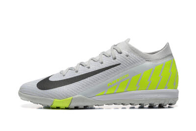 Men's Nike Air Zoom Mercurial Vapor 16 Elite TF Football Shoes - Grey/Yellow/Silver