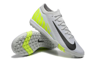 Men's Nike Air Zoom Mercurial Vapor 16 Elite TF Football Shoes - Grey/Yellow/Silver
