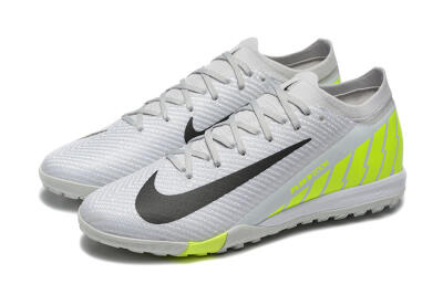 Men's Nike Air Zoom Mercurial Vapor 16 Elite TF Football Shoes - Grey/Yellow/Silver