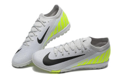 Men's Nike Air Zoom Mercurial Vapor 16 Elite TF Football Shoes - Grey/Yellow/Silver