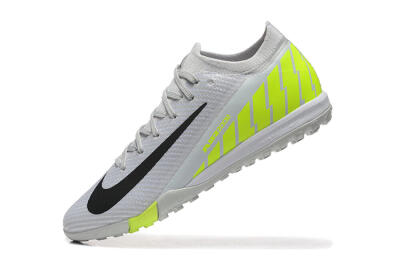 Men's Nike Air Zoom Mercurial Vapor 16 Elite TF Football Shoes - Grey/Yellow/Silver