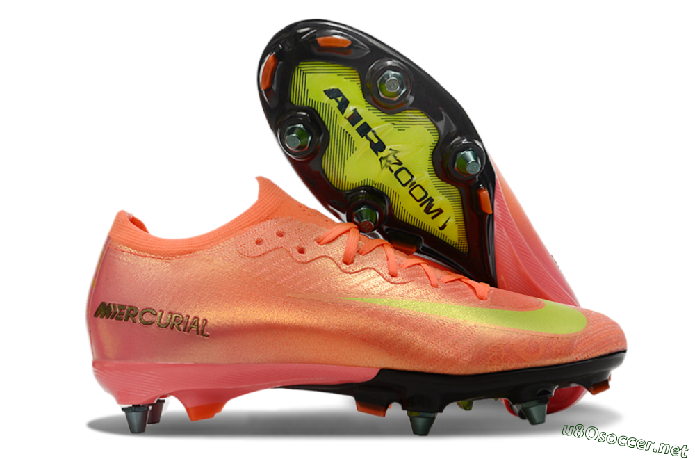 Men's Nike Air Zoom Mercurial Vapor 16 Elite SG Football Boots - Red/Yellow/Black 2