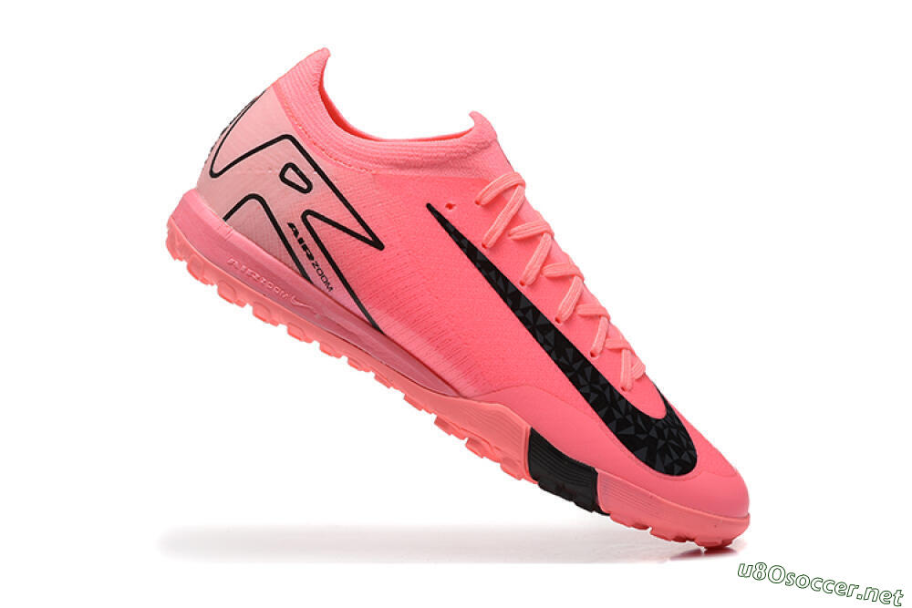 Unisex Nike Air Zoom Mercurial Vapor 16 Elite TF Football Shoes - Pink/Black 4