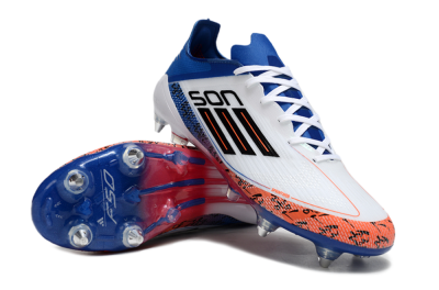 Men's Adidas F50 Elite SG Football Boots - White/Black/Red/Blue