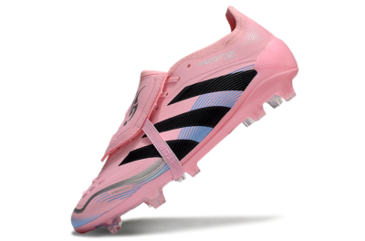 Unisex Adidas Predator Elite 25 Foldover Tongue FG Football Boots - Pink/Black/Blue