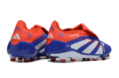 Unisex Adidas Predator Elite 25 Foldover Tongue FG Football Boots - Blue/White/Red