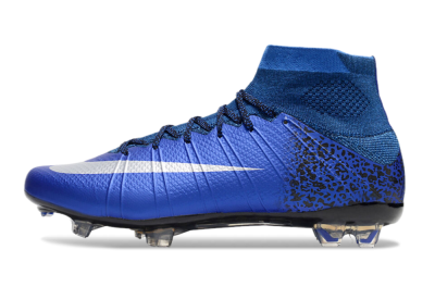 Men's Nike Mercurial Superfly 4 CR7 FG Football Boots - Blue/White/Black