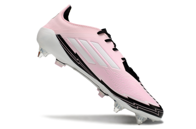 Men's Messi x Adidas F50 Elite SG Football Boots - Pink/White/Black