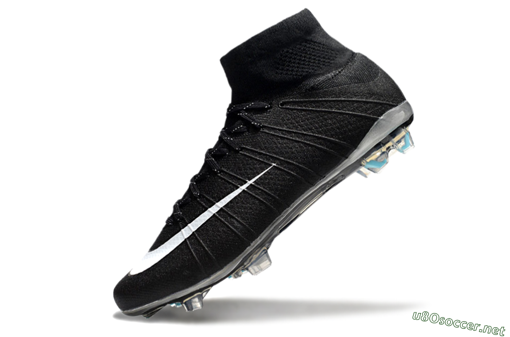 Men's Nike Mercurial Superfly 4 CR7 FG Football Boots - Black/White/Blue 5