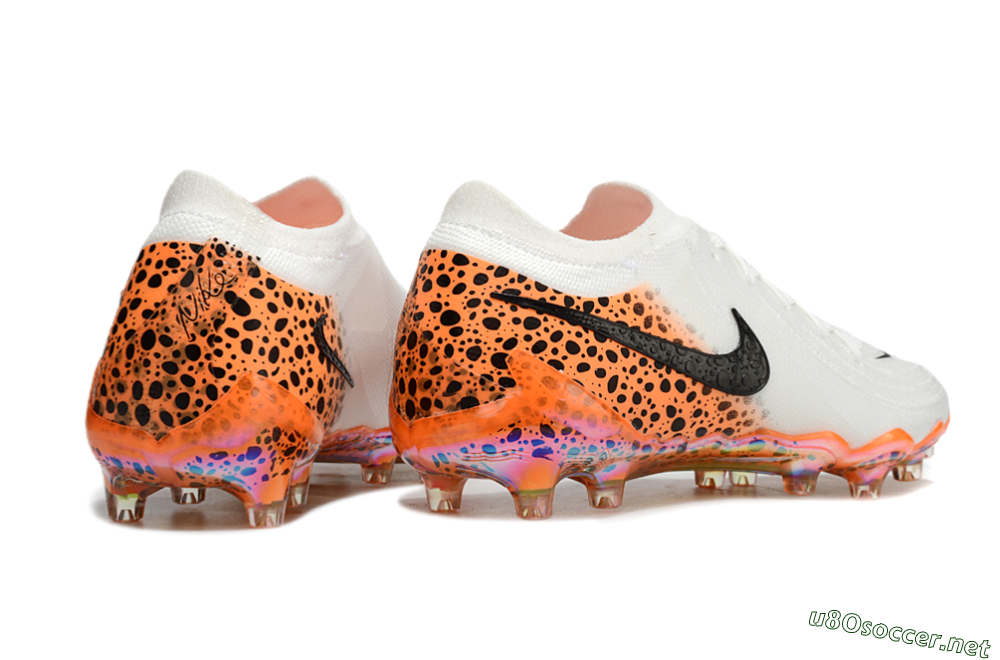 Men's Nike Phantom Luna Elite AG Football Boots - White/Orange/Black 6