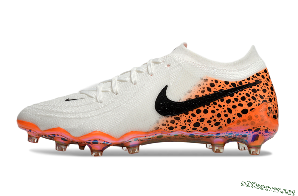 Men's Nike Phantom Luna Elite AG Football Boots - White/Orange/Black 0