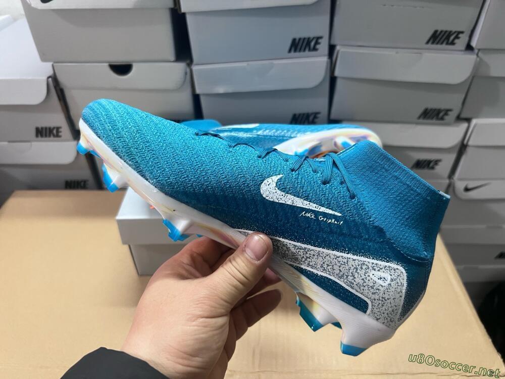Unisex Nike Air Zoom Mercurial Superfly 10 Elite FG Football Boots - Blue/White/Gold