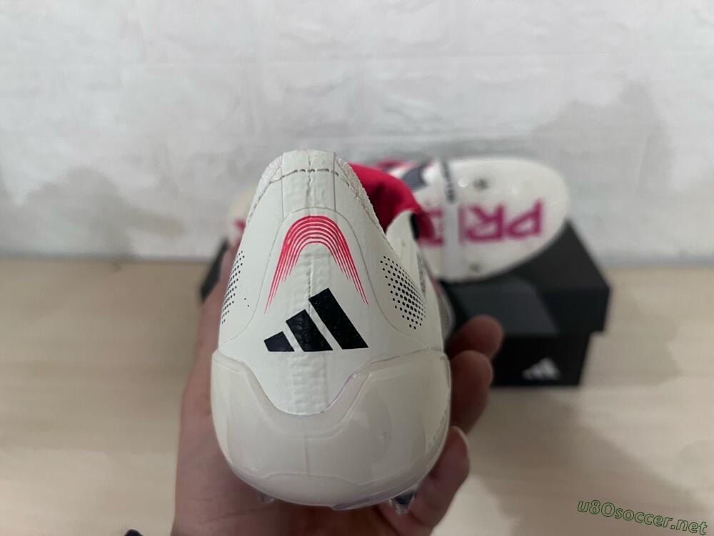 Men's Adidas Predator Elite Foldover Tongue FG Football Boots - Beige/Black/Red