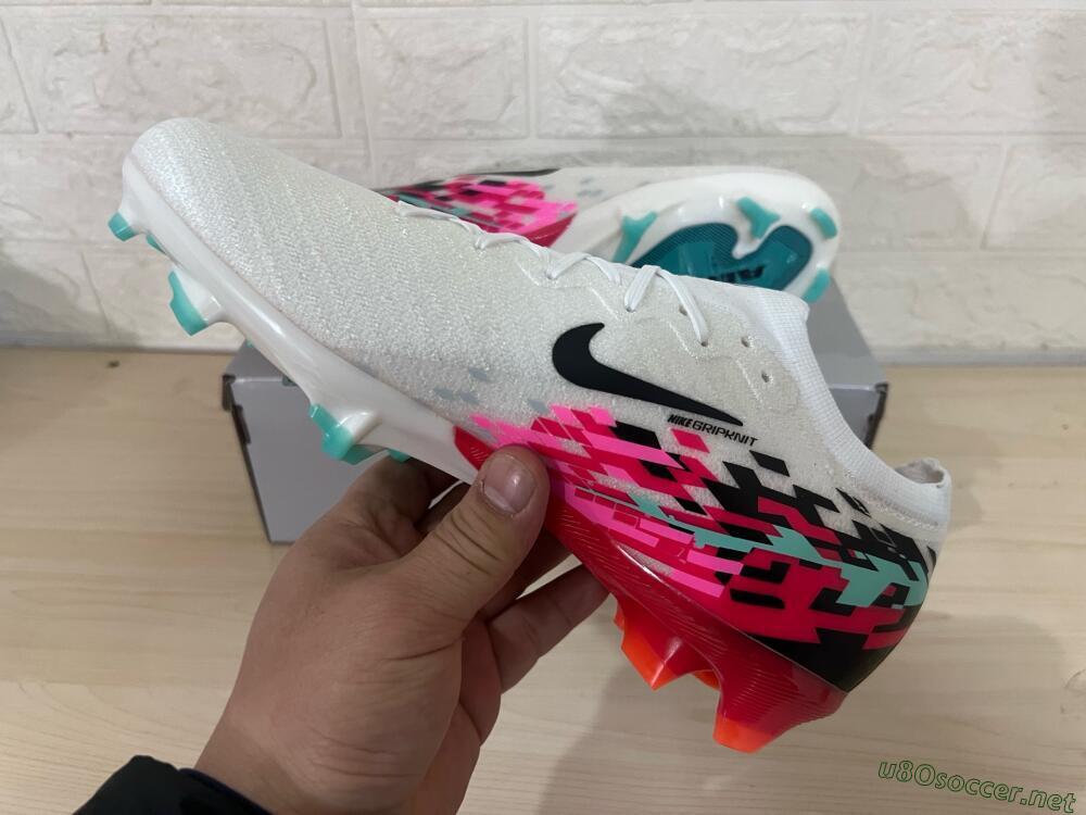 Unisex Nike Air Zoom Mercurial Vapor 16 Elite FG Football Boots - White/Black/Red
