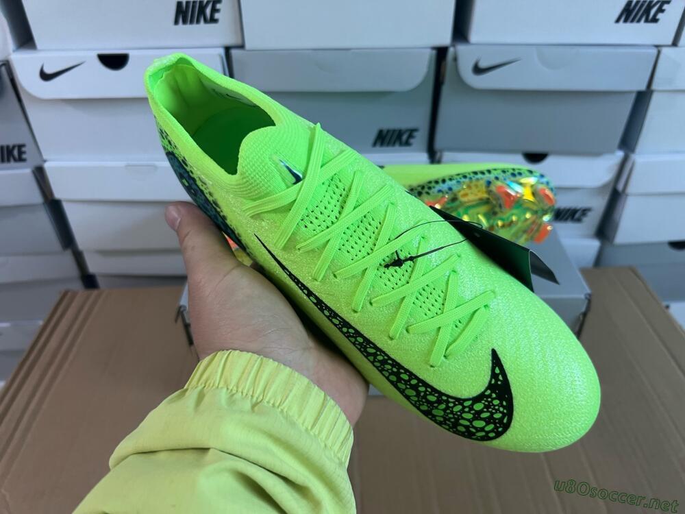 Unisex Nike Air Zoom Mercurial Vapor 16 Elite FG Football Boots - Yellow/Black/Orange