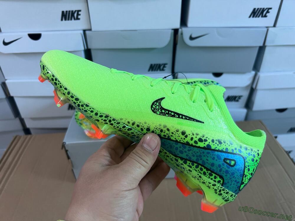 Unisex Nike Air Zoom Mercurial Vapor 16 Elite FG Football Boots - Yellow/Black/Orange