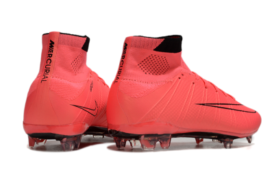 Men's Nike Mercurial Superfly 4 CR7 FG Football Boots - Red/Black