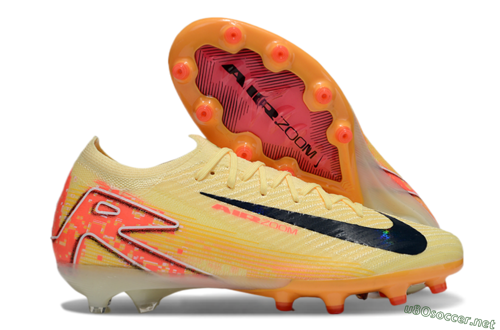 Men's Nike Air Zoom Mercurial Vapor 16 Elite AG Football Boots - Yellow/Black/Red 2