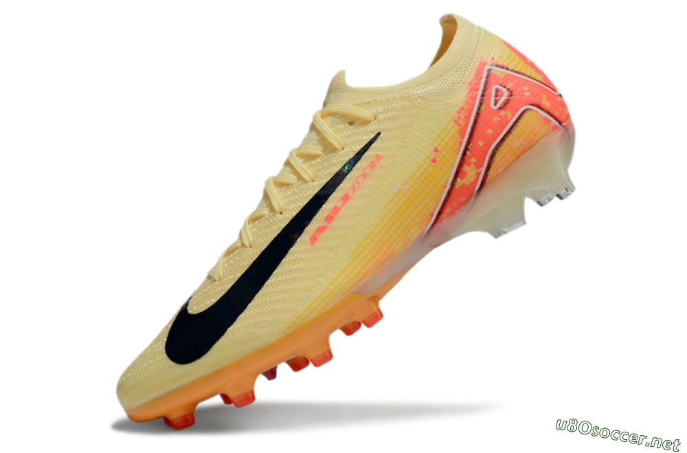 Men's Nike Air Zoom Mercurial Vapor 16 Elite AG Football Boots - Yellow/Black/Red 5