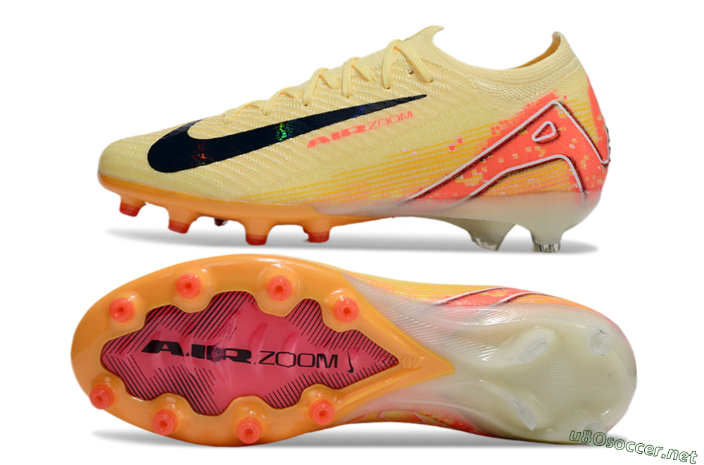 Men's Nike Air Zoom Mercurial Vapor 16 Elite AG Football Boots - Yellow/Black/Red 1