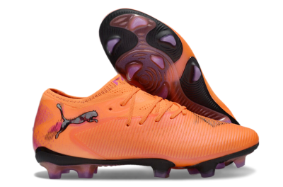 Men's Puma Future 8 Ultimate FG Football Boots - Orange/Purple/Grey