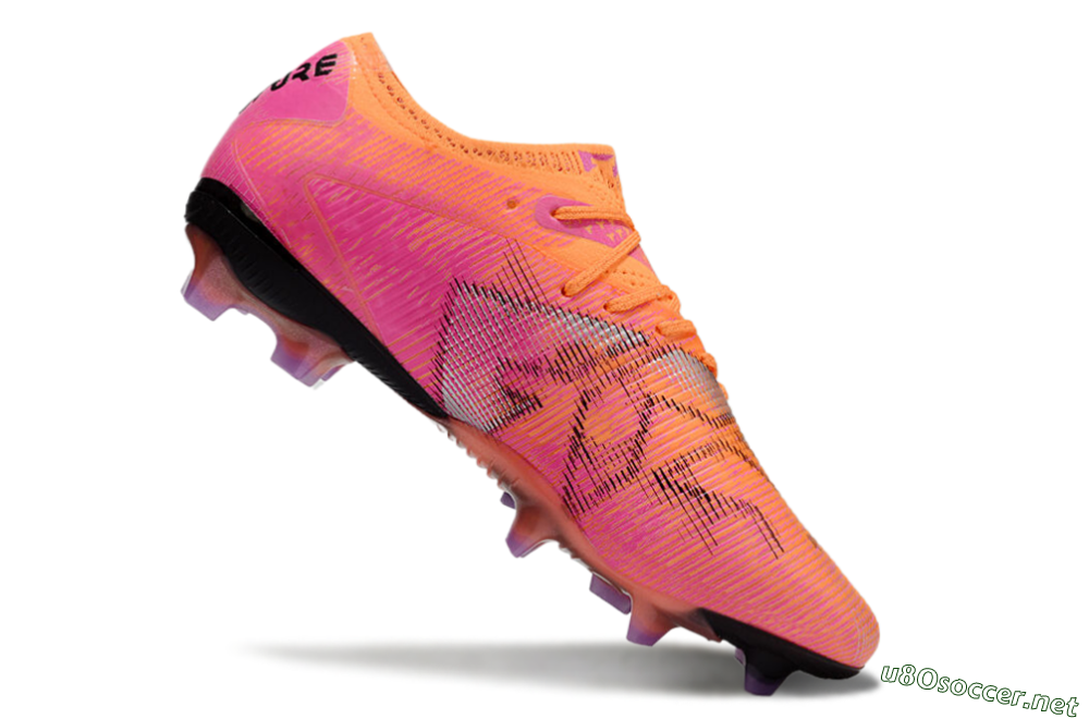 Men's Puma Future 8 Ultimate FG Football Boots - Orange/Purple/Grey 4
