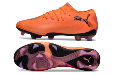 Men's Puma Future 8 Ultimate FG Football Boots - Orange/Purple/Grey