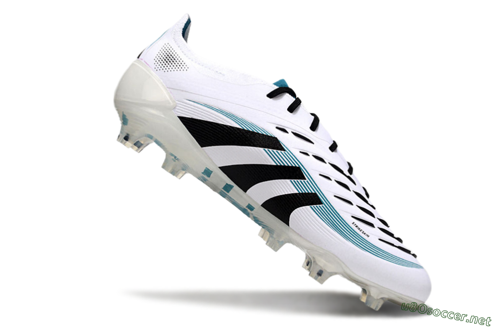 Men's Adidas Predator Elite 25 FG Football Boots - White/Blue/Black 4