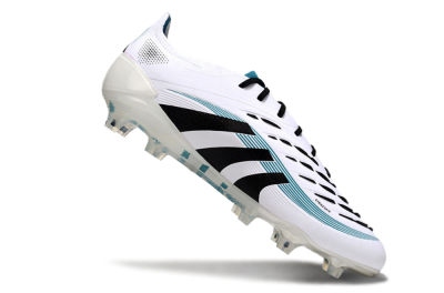 Men's Adidas Predator Elite 25 FG Football Boots - White/Blue/Black