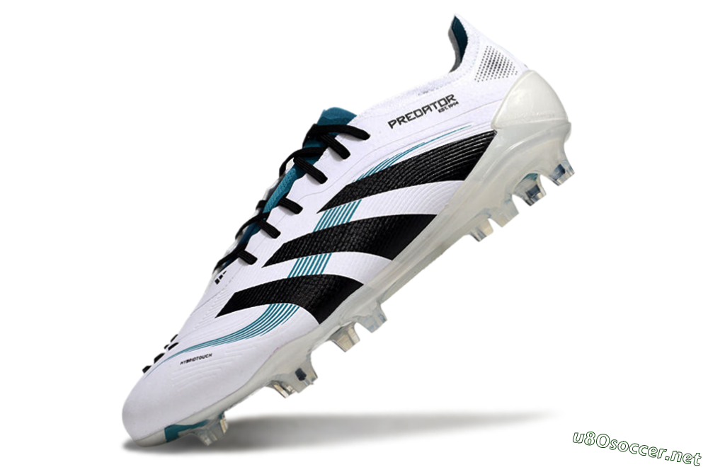Men's Adidas Predator Elite 25 FG Football Boots - White/Blue/Black 5