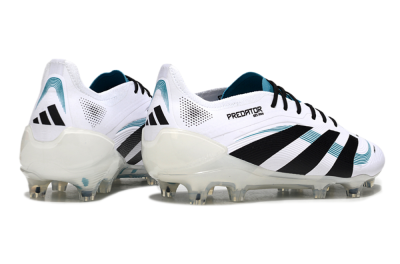 Men's Adidas Predator Elite 25 FG Football Boots - White/Blue/Black