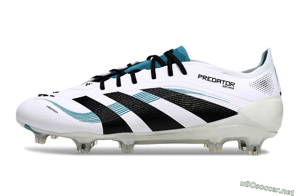 Men's Adidas Predator Elite 25 FG Football Boots - White/Blue/Black 0