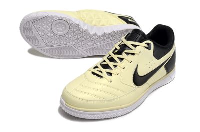 Men's Nike Street Gato IC Football Shoes - Beige/Black/White