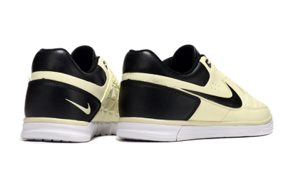 Men's Nike Street Gato IC Football Shoes - Beige/Black/White