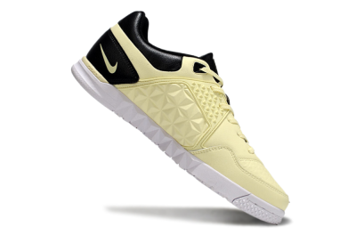 Men's Nike Street Gato IC Football Shoes - Beige/Black/White