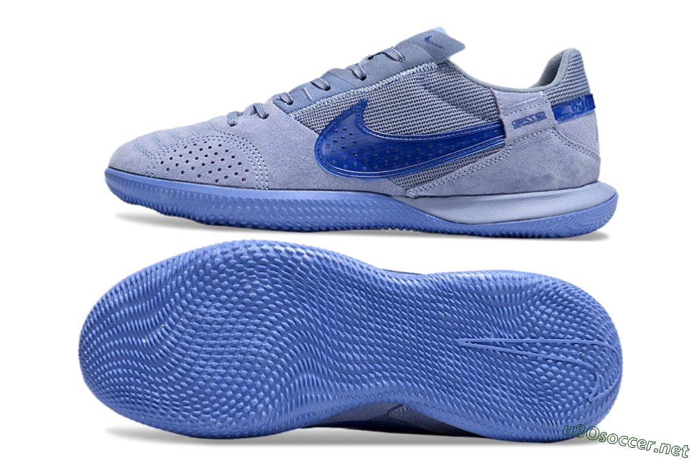 Men's Nike Street Gato IC Football Shoes - Blue/Blue 1