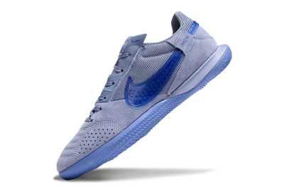 Men's Nike Street Gato IC Football Shoes - Blue/Blue