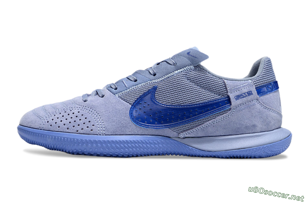 Men's Nike Street Gato IC Football Shoes - Blue/Blue 0