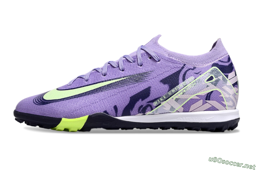 Unisex Nike Air Zoom Mercurial Vapor 16 Elite TF Football Shoes - Purple/Yellow/White 0