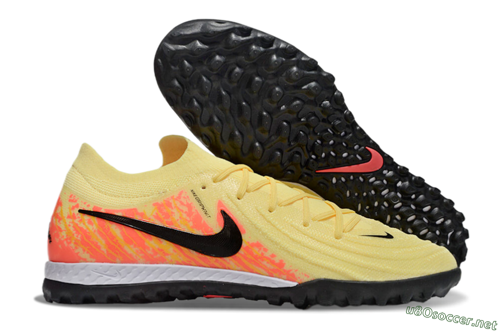 Men's Nike Phantom GX 2 Elite TF Football Shoes - Yellow/Black/Red 2