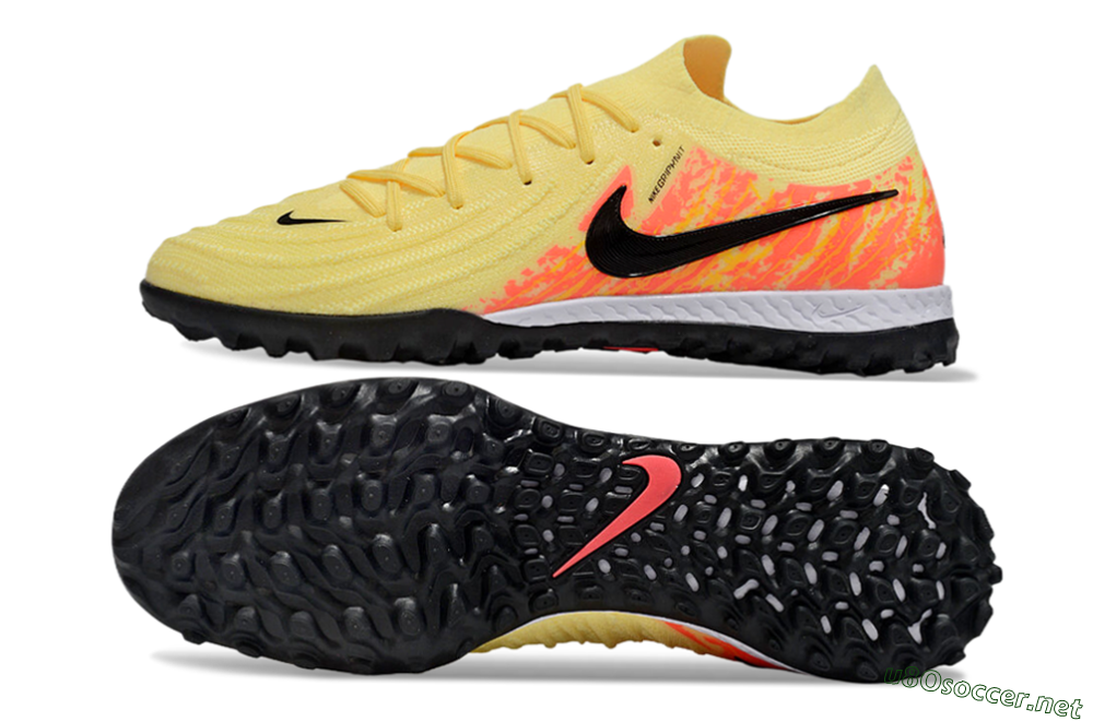 Men's Nike Phantom GX 2 Elite TF Football Shoes - Yellow/Black/Red 1